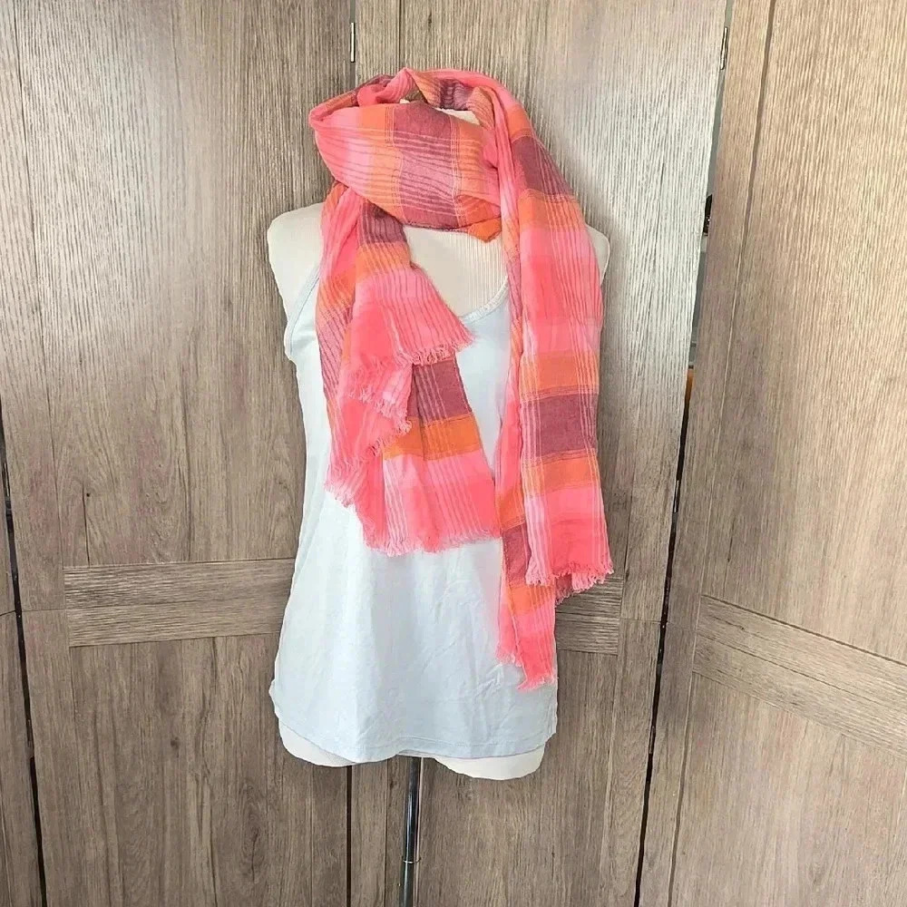 Colorful Striped Scarf a accessories